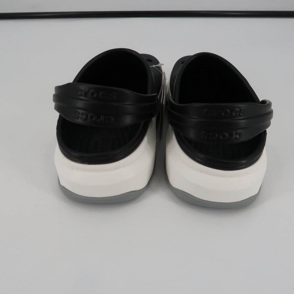 Crocs Black White Crocband Full Force Clog Size Men's 6 NWT - Picture 8 of 10